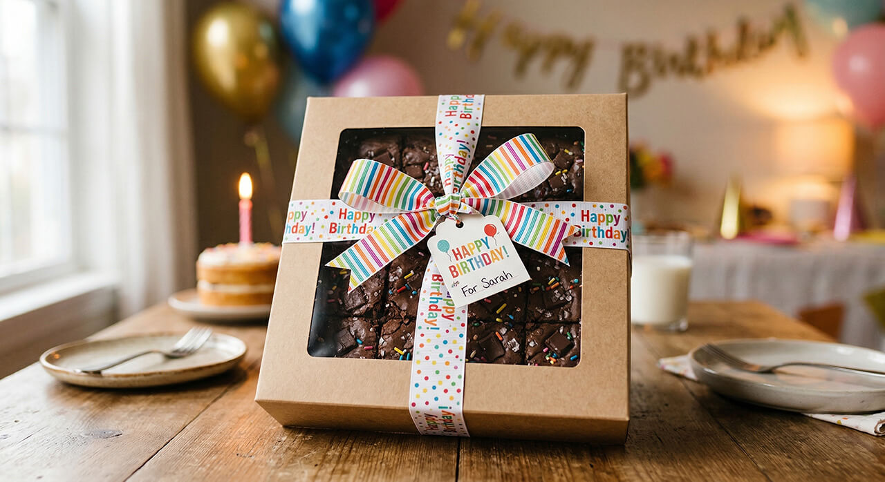 Brownies als cadeau