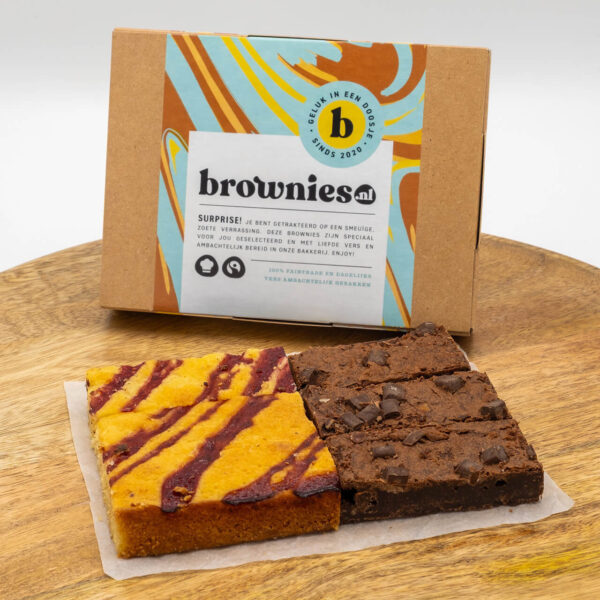 Brownies.nl 2 smaken box 6 brownies