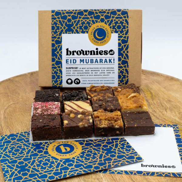 Brownies.nl Eid Mubarak brownies mini's