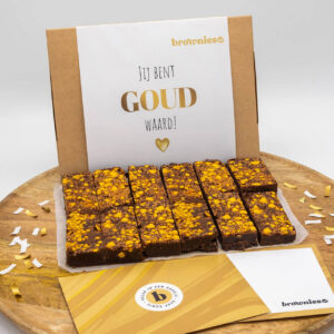 Brownies.nl Jij bent goud waard box 12 brownies