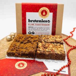 Brownies.nl Kerst Box 12 brownies