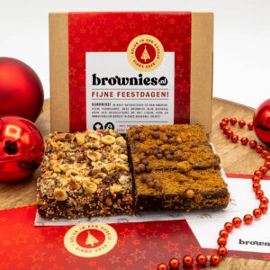 Brownies.nl Kerst Box 6 brownies