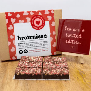 Brownies.nl Love bite box met tegeltje