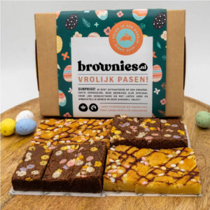 Brownies.nl Paas box 6 brownies 6 blondies