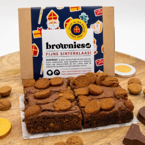 Brownies.nl Pepernoten Sinterklaas Box 6 brownies