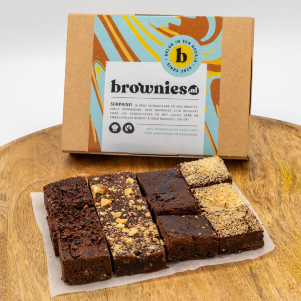 Brownies.nl vegan mini's 12 stuks
