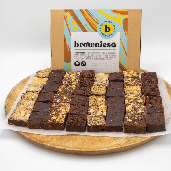 Brownies.nl vegan mini's 48 stuks