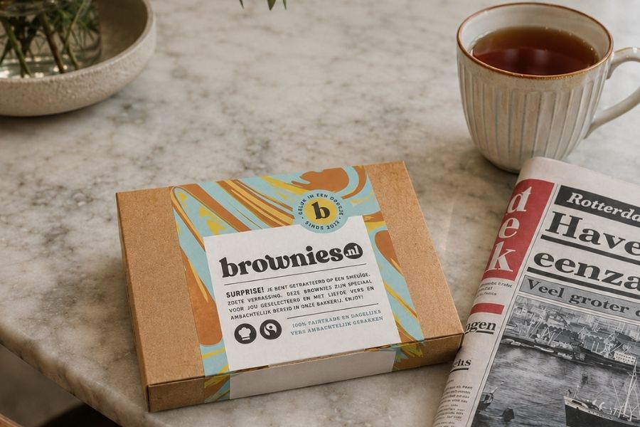 cadeautje per post brownies.nl