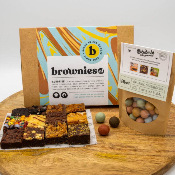 Brownies.nl Brownies & Bloei Box 12 brownies