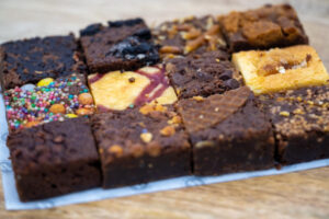 12 mini's brownieproeverij van brownies.nl