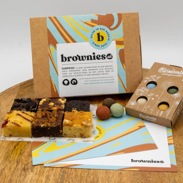 Brownies.nl Brownies & Bloei Box 6 brownies