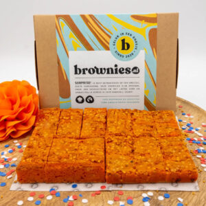 Brownies.nl oranje Koningsdag blondies 12 brownies
