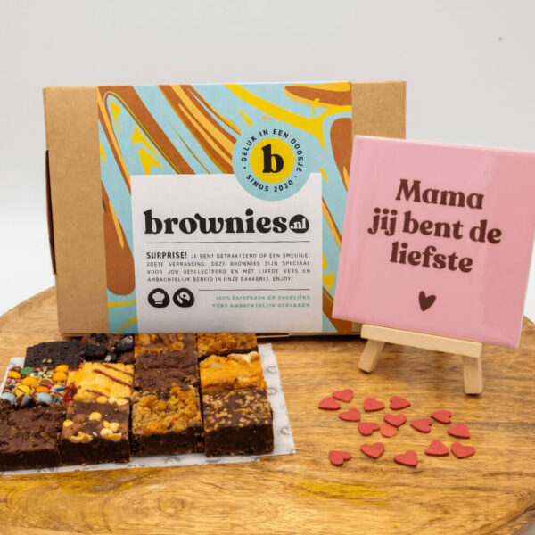 Brownies.nl Liefste mama tegeltje box