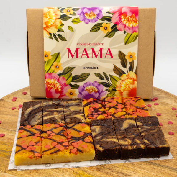 Brownies.nl Moederdag box 12 brownies
