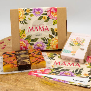 Brownies.nl Moederdag brownies en bloei cadeaubox