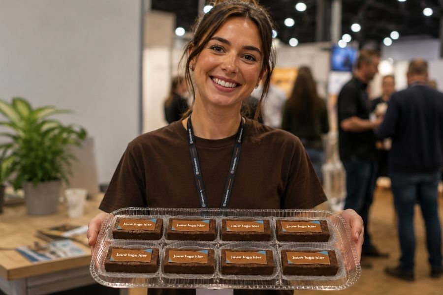 brownies voor zakelijke beurs