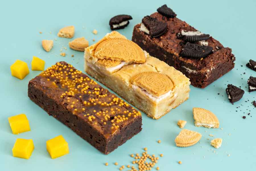 3 soorten chocolade brownies