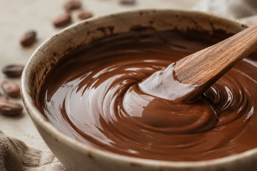 fairtrade chocolade gesmolten