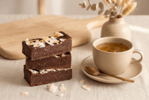 vegan kokos brownies lactosevrij