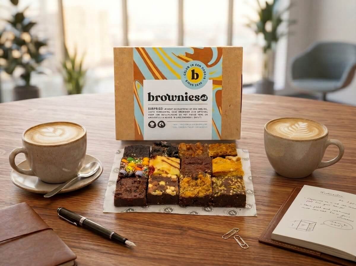 Brownies voor zakelijke momenten