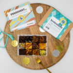 Brownies.nl Vaderdag box 12 brownies mini's bovenaanzicht