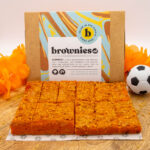 Brownies.nl oranje WK oranje blondies 12 brownies