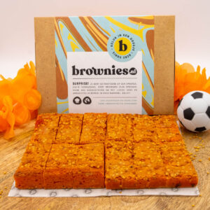Brownies.nl oranje WK oranje blondies 12 brownies