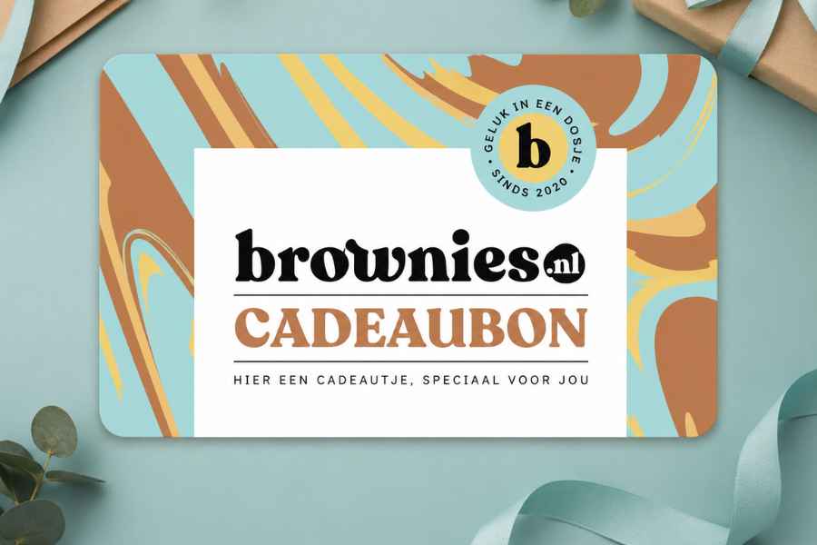 zakelijke cadeaukaart brownies