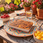 Brownies.nl blondie tropisch fruit serveren