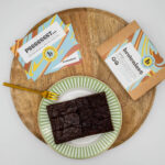 Brownies.nl Vegan Framboos brownie schaal