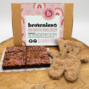 Brownies.nl Brownies & Beer - Roze Box