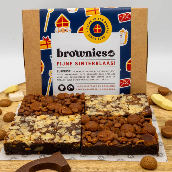Brownies.nl Sinterklaas brownies grote box