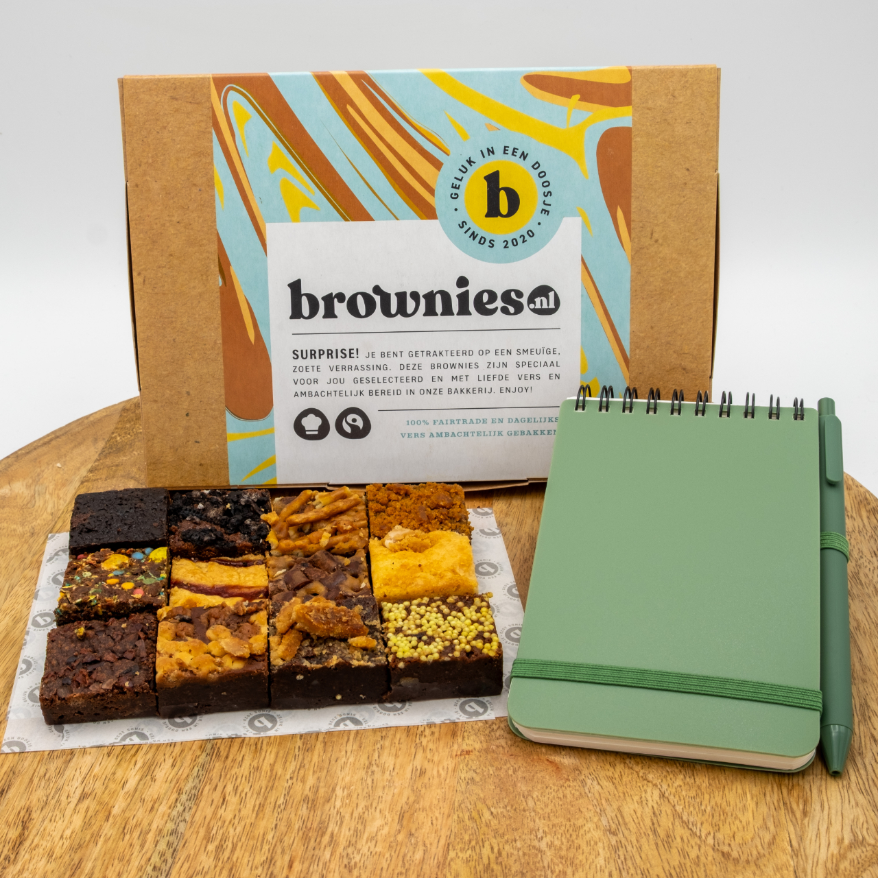 Notitieblok & Brownies