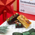 Kerst brownies plateau en blondies Brownies.nl