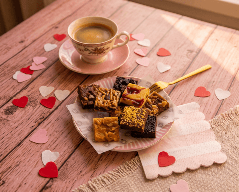 Brownie proeverij Pink Ribbon actie